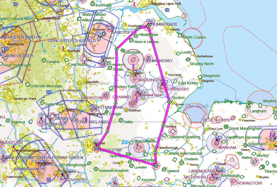 Ian Fereday QXC route