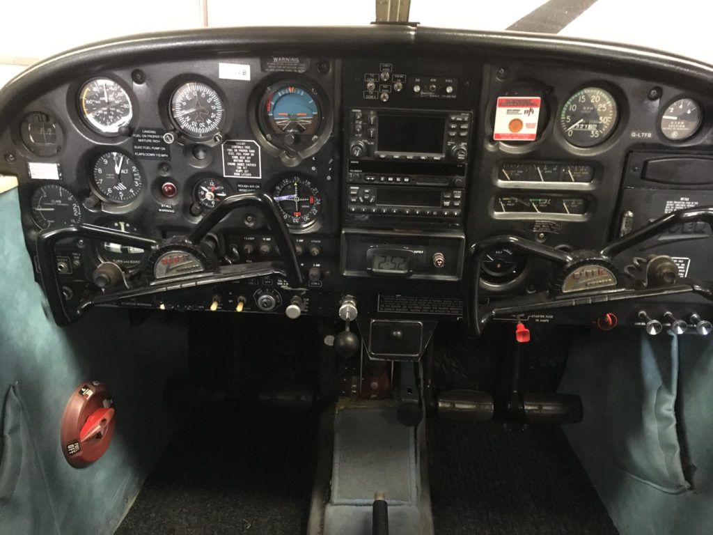 G-LTFB cockpit