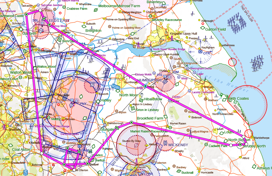 G-LTFB Retford Gamston Airport EGNE, Leeds East Airport EGCM