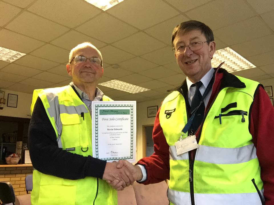 Edward Hawkins Instructor Frank Morgan School of Flying