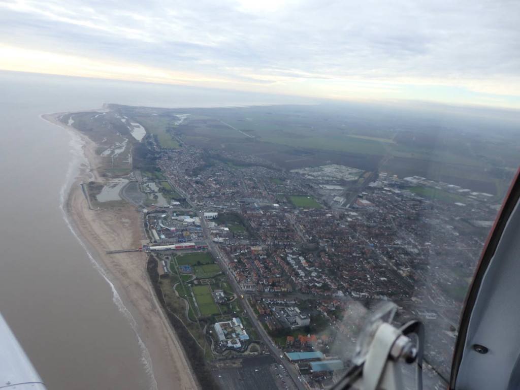 G-LTFB overhead Skegness
