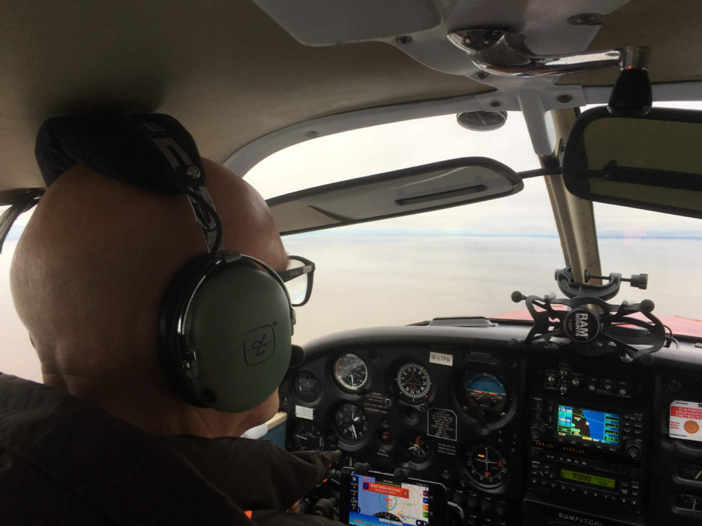 VFR flight from Strubby airfield