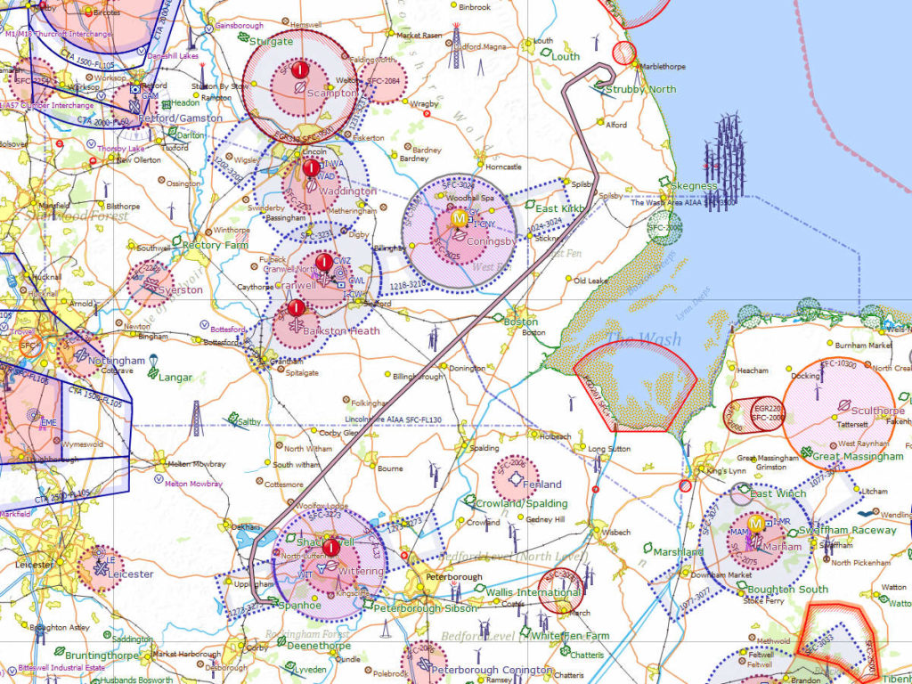 G-LTFB Spanhoe to Strubby route log