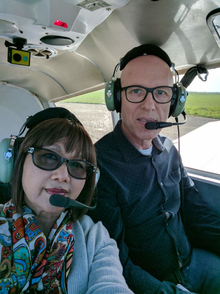 G-LTFB departing Strubby