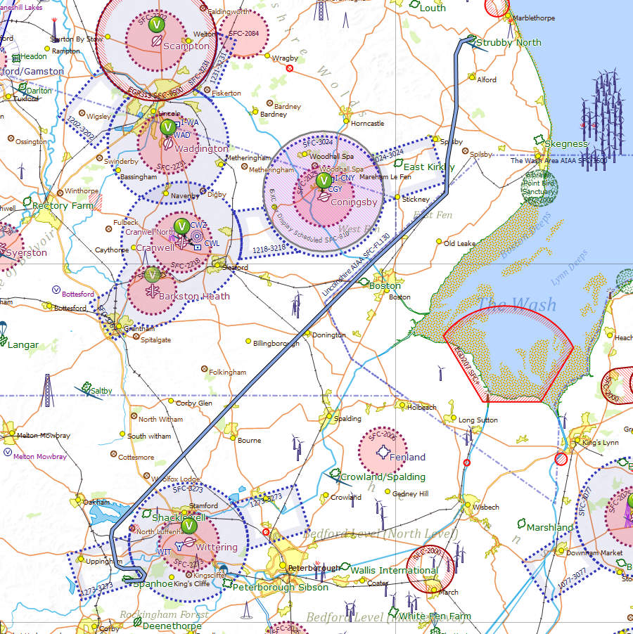 G-LTFB Spanhoe flight log