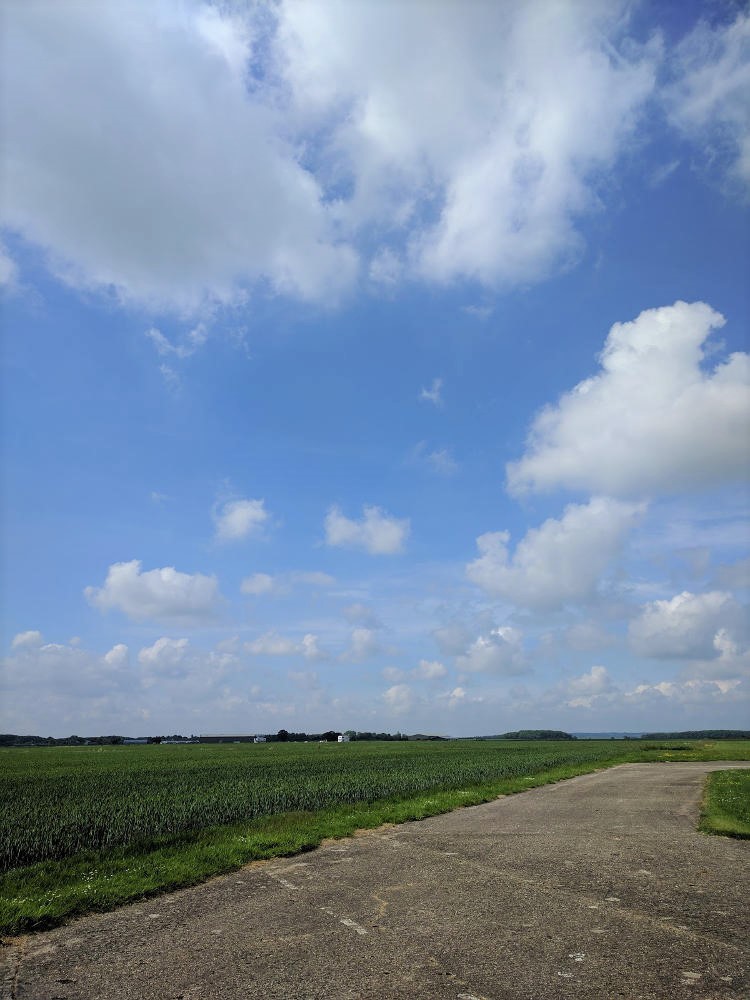 Strubby Airfield in the sun