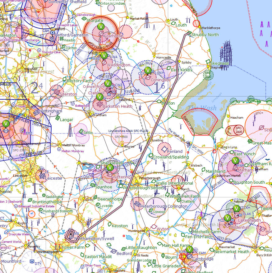Strubby Sywell flight log