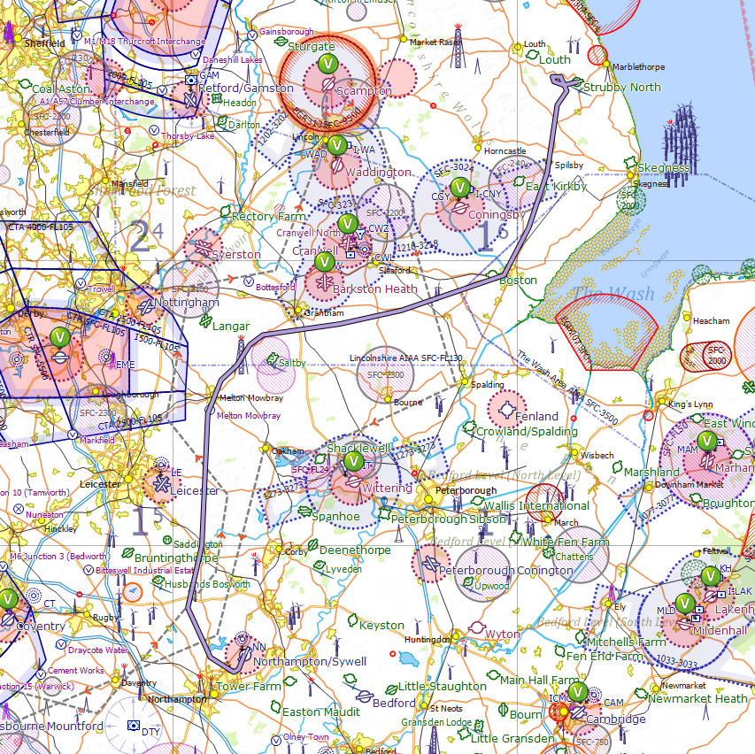 Sywell Strubby flight log