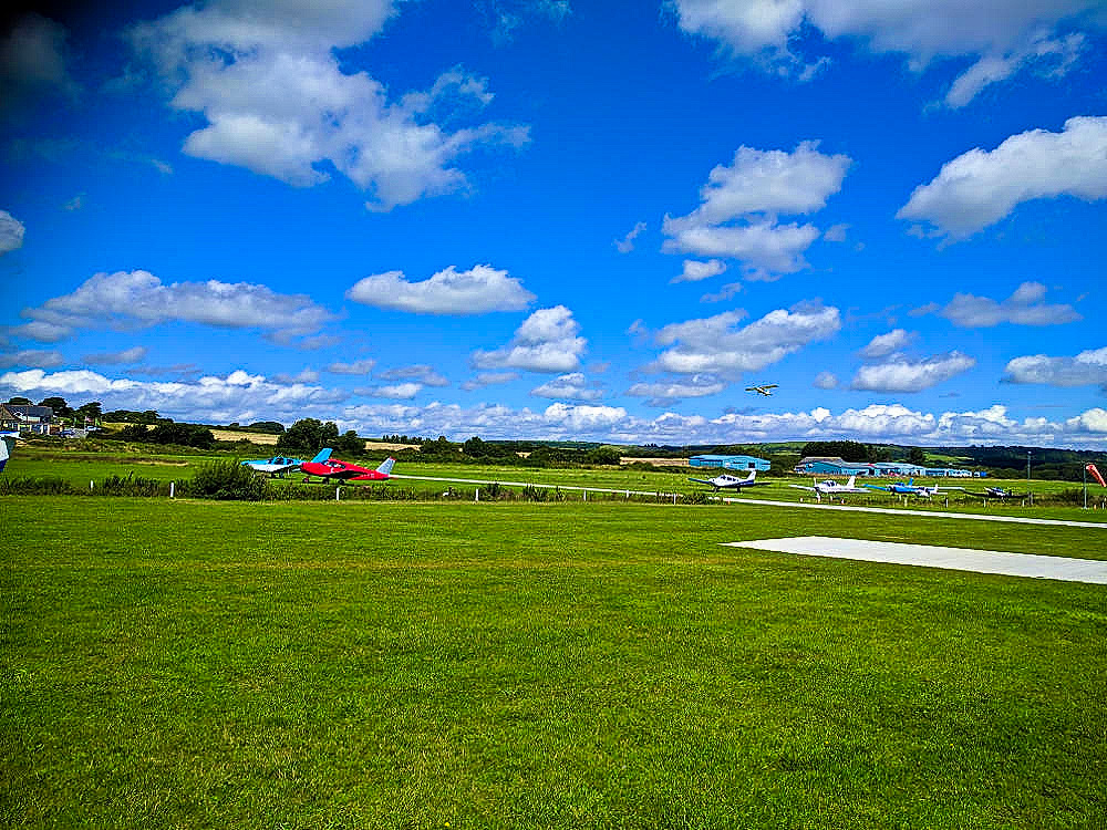 Sandown Isle of Wight airfield activity