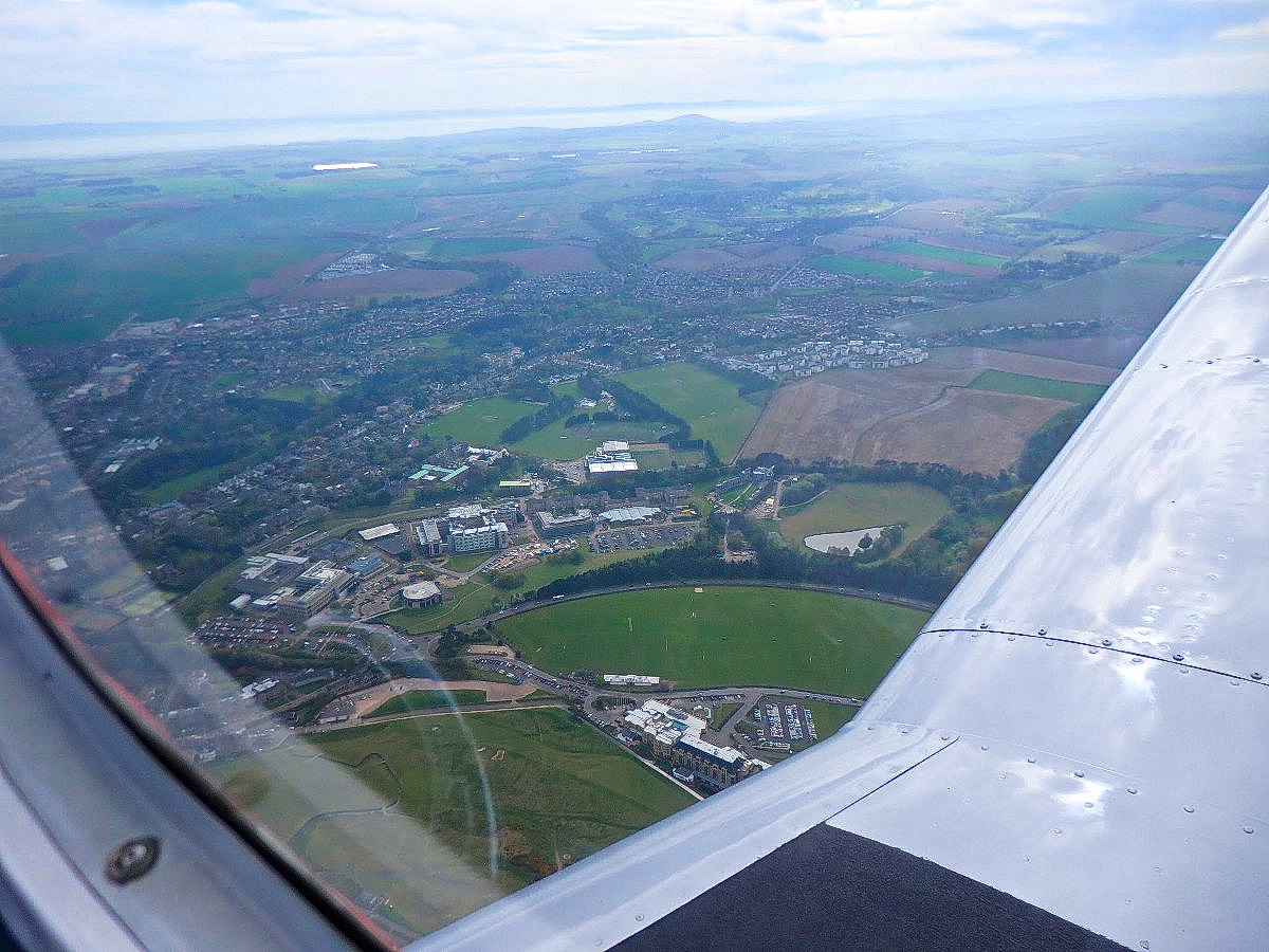 overhead St Andrews