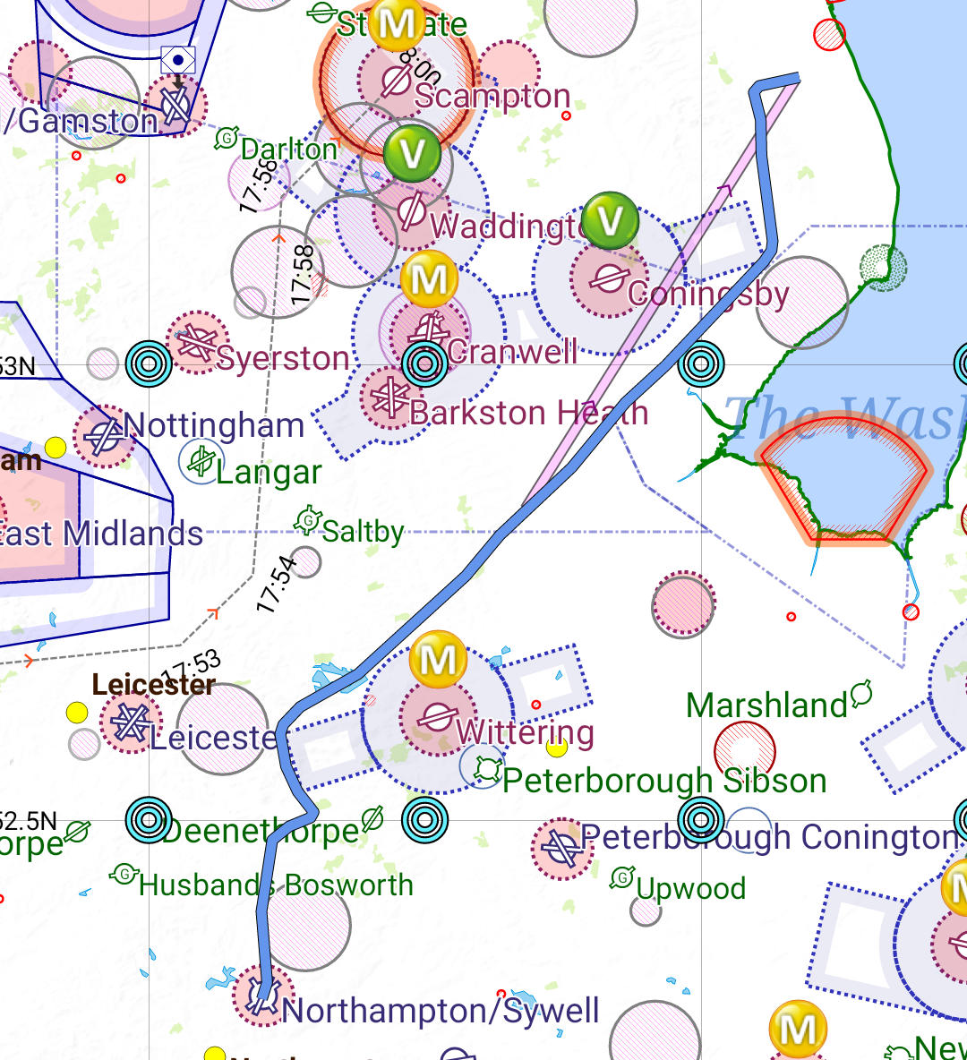Strubby Airfield flight log